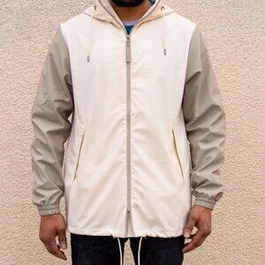NWT Rains Storm Breaker XL Fossil Cement Waterproof Lightweight Unisex Raincoat